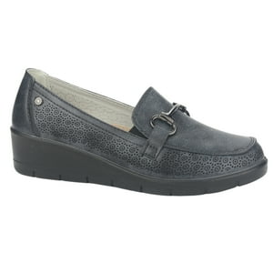 Mocasin Chalada Mujer Cona-2 Negro Casual