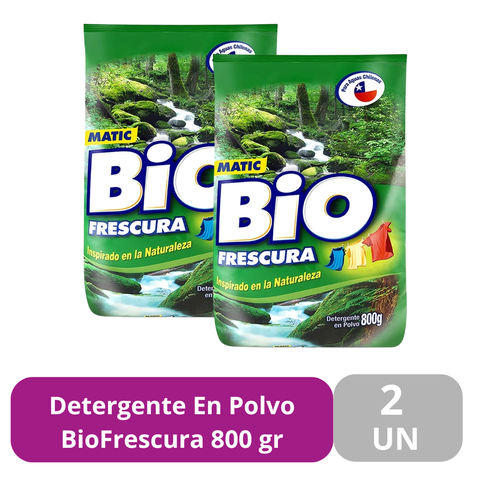 Vista Capital - Detergente En Polvo Bio 800 Gr 2 Unidades