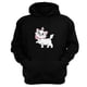 thumbnail image 1 of Polerón Canguro Gatos Aristócratas Negro Talla S Unisex, 1 of 3