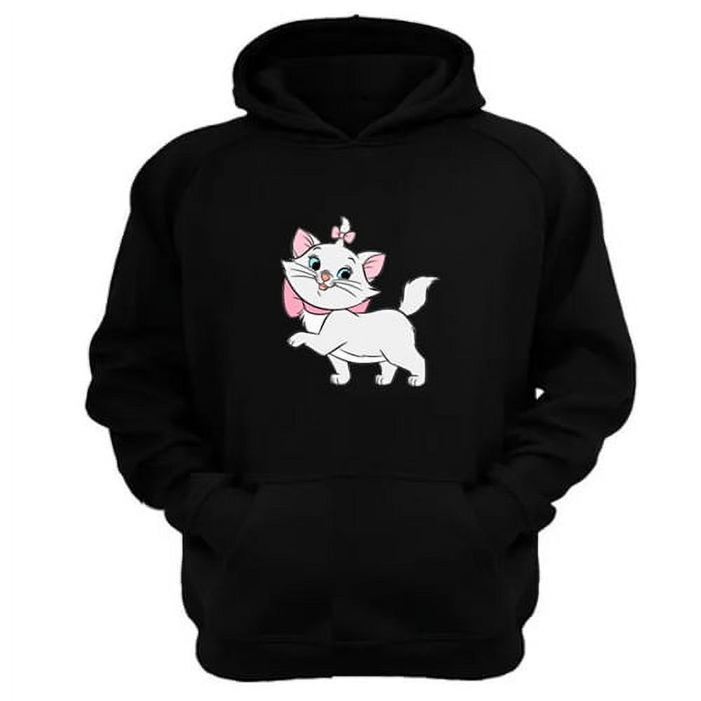 Genérico - Polerón Canguro Gatos Aristócratas Negro Talla Xl Unisex
