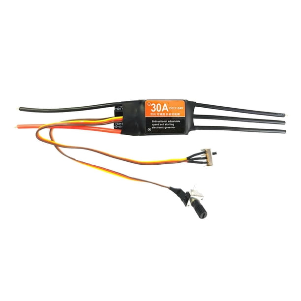 ESC sin escobillas, helicóptero RC, avión aéreo, componentes de juguetes, pieza de actualización, reemplaza el conjunto ESC, eléctrico, controlador de 30A