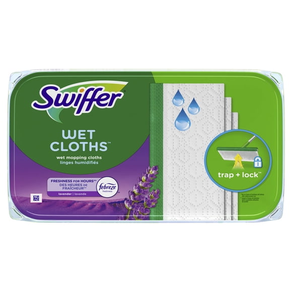 Repuesto Paños Húmedos Swiffer Lavanda 12u Multisuperficie