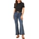 thumbnail image 2 of INSPIRE CHIC Blusa de Manga Corta con Cuello Peter Pan en Contraste y Lunares para Mujer, Regreso a Clases, Talla L, Negro, 2 of 7