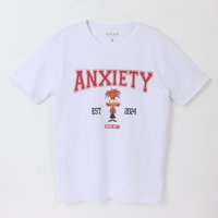 Polera Manga Corta Adulto Blanco Ansiedad Pixar Disney