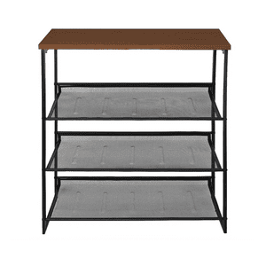 Habita2 Chile - Zapatero Estilo Industrial Negro