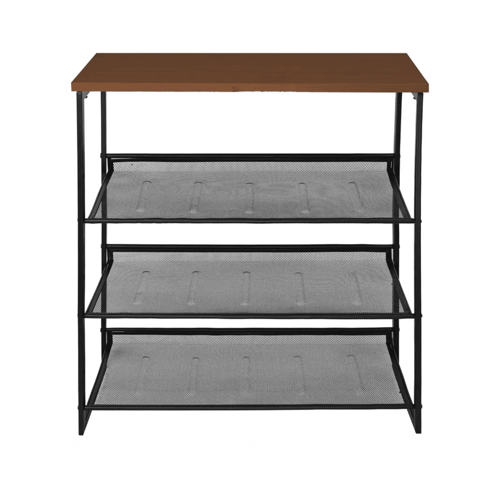 Habita2 Chile - Zapatero Estilo Industrial Negro