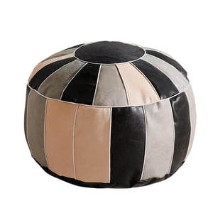 Magideal - Funda Para Puf Sin Relleno, Funda Para Reposapiés Otomanos, Reposapiés Decorativo Creativo Sin Relleno, Reposapiés Para Sala De Estar Y Mesita De Noch Redondo