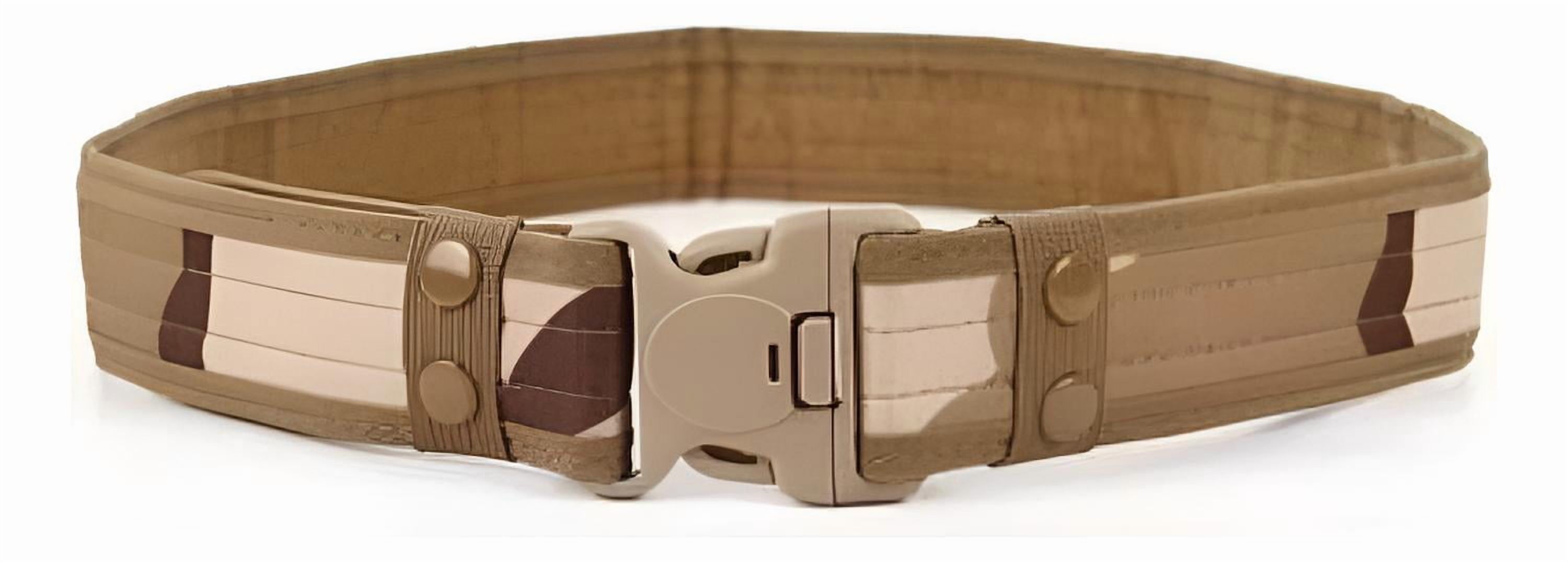 Genérico - Cinturón Táctico Para Uso Militar, Airsoft Y Outdoor Mimetizaje Desierto