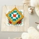 thumbnail image 4 of 1pc Crochet Board, Handcrafted Wooden Blocking Board With 20pcs Stainless Steel Rod Pin Handmade Wooden Blocking Board For Knitting Crochet Gift For Granny Square Knitting Crochet Lovers, 4 of 4