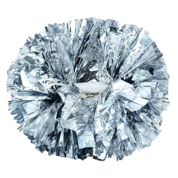 Pompones Hooshing 2 pzs plata 36 cm para porristas