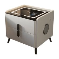 Casa Pagoda - Velador Inteligente Huella, Carga Inalámbrica Parlante Y Luz