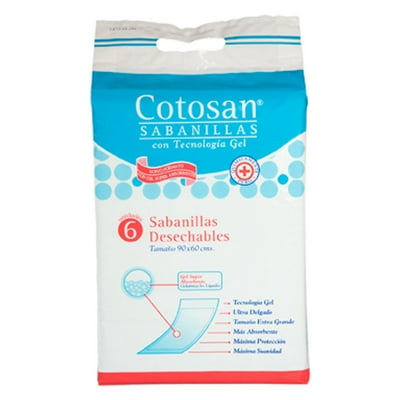 Sabanillas Desechables Adultos 6 Un Cotosan
