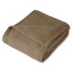 thumbnail image 2 of Manta Sweet Home Collection, algodón fino, tejido cesto, color topo, 2 of 5