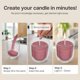 thumbnail image 2 of Set de granulado de cera para velas Comforder Sand 400 mL + 4 mechas, 2 of 8