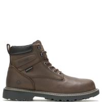 Bota De Trabajo Wolverine Floorhand Impermeable Para Hombre, Color Marrón Oscuro