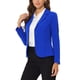 thumbnail image 4 of INSPIRE CHIC Chaqueta de Trabajo para Mujer con Solapa, Manga Larga, Traje de Chaqueta Azul Real 2XL, 4 of 6