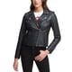 thumbnail image 2 of Chaqueta Levi's de cuero sintético estilo moto para mujer, negra clásica, talla S, 2 of 6