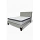 thumbnail image 1 of Cama 2 Plazas Gris Europea Incluye Base+respaldo+colchon, 1 of 2