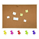 thumbnail image 3 of Pizarra corcho 60 x 90 borde madera premium + pack fijadores, 3 of 3