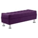 thumbnail image 2 of Banqueta Lisboa 2c Felpa 12 Morado, 2 of 4