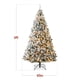 thumbnail image 2 of Árbol de Navidad Best Choice Products de 6 pies cubierto de nieve con luces, 2 of 3