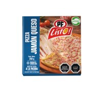 Pizza Jamón Queso 250 G Pf Listo