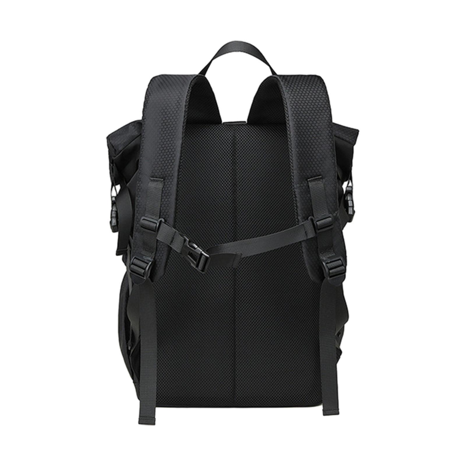 Magideal - Mochila Superior Para Mujeres Para Hombres Múltiples Múltiples De Hombres Con Estilo Portátil Multipropósito Negro