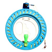 Bothyi - Cometa Para Exteriores Con Rodamiento De Bolas, Bobinadora De Línea, Rueda De Agarre Con Línea Voladora, 15Cm, 100M