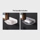 thumbnail image 1 of 1pc Wall-mounted V-shaped Soap Dish, Punch Free Soap Holder, Soap Rack For Bathroom & Kitchen, 3.19"x2.17", 1 of 3