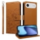 thumbnail image 1 of Funda Cartera para iPhone 17 Air Perro Cachorro Grabado con Tarjetas Soporte Correa Marrón, 1 of 6