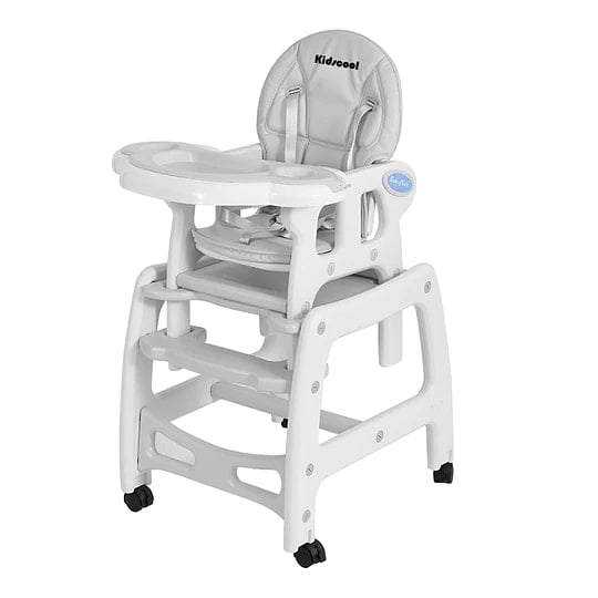 Kidscool - Silla De Comer New Gris Claro 3 En 1