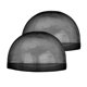 thumbnail image 3 of Peluca Cap Nylon Invisible Real Thin Calv Stocking Caps Para Cosplay Mujeres Negro, 3 of 5