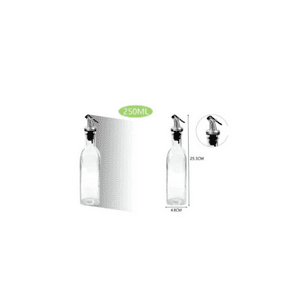 Genérico - Botella De Vidrio Para Aceite 250Ml