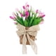 thumbnail image 1 of Flores De Tulipán Artificiales De Primavera, Corona De Canasto Colgante Para Puerta Delantera De Porche Y Patio, 1 of 3