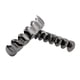 thumbnail image 2 of Parrillas Chapadas En Oro De 18 Quilates Juego De Parrilla De 8 Dientes Accesorios De Vampiro De Halloween Negro, 2 of 3