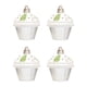 thumbnail image 4 of 4 Adornos Navideños Para Cupcakes, Adornos Para Colgar En La Pared Del árbol De Navidad, Color Plateado, 4 of 5