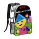 thumbnail image 1 of Charlie's Colorforms CityMochila transparente temática, resistente y duradera, bolsa see-through para trabajo, deporte, universidad y viaje, 31 × 43 cm, 1 of 6