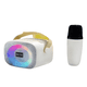 thumbnail image 2 of Mini altavoz karaoke bd108 bluetooth luces led v5 3 Blanco, 2 of 3