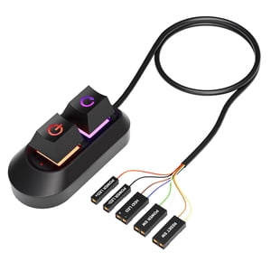 Bothyi - Interruptor De Alimentación De Computadora De Escritorio, Placa Base, Alimentación De Arranque Externa Para Home Cafe B