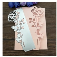 Flores Lapoo Troqueladas Para Álbumes De Recortes, Color Rosa