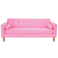 Bodevir - Sofa Retro 3Cg Felpa 04 Rosado