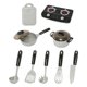 thumbnail image 2 of Juego De Cocina Portátil Para Ni?os, Juegos De Juguetes, Ollas, Sartenes Para Regalo De Cumplea?os, Ni?os Peque?os, Plata, 2 of 3