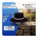 thumbnail image 5 of Sombrero Chupalla Huaso Tradicional Infantil Cinta Tricolor, 5 of 5