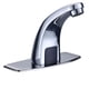 thumbnail image 2 of Grifo de fregadero de baño sin tacto, grifo de sensor automático de movimiento con placa de cubierta de agujero, cromo para baño de agua, 2 of 3