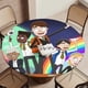 thumbnail image 5 of Dodo theme Fitted Round Tablecloths Elastic Edged Table Covers Waterproof Table Cloth For Kitchen Holiday Party Tables Decor 150cm, 5 of 6
