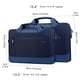 thumbnail image 2 of 1pc Okade T62 Shockproof Laptop Bag With Air Cushion, Slim Lightweight Protective Computer Case, Grey Black Navy Blue, Fits For 13.3"13.6"15.4"16inch Computer Notebook Tablet, Crossbody Bag, 2 of 3