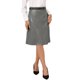 thumbnail image 1 of INSPIRE CHIC Falda de Mujer de Cuero Sintético Línea A Cintura Alta Vintage Lápiz Midi Falda M Gris Oscuro, 1 of 6