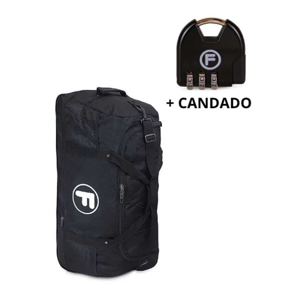 F - Bolso Goliat Negro + Candado