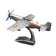thumbnail image 1 of Modelo De Avión P51 De Simulación A Escala 1:48 Con Base De Exhibición Para El Hogar, La Oficina Y El Dormitorio, Color Rojo, 1 of 5