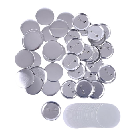 Bothyi - 100 Piezas De Suministros Para Hacer Botones En Blanco Redondos Para Máquina De Hacer Botones, Regalos M